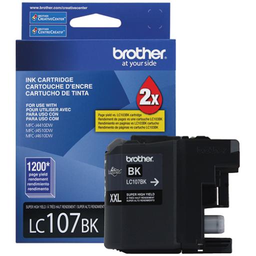 [BROTHER_LC107BK] Cartucho Brother LC107BK Negro.