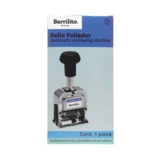 [BARRILITO_F70] Barrilito Foliador Barrilito 6 Dígitos