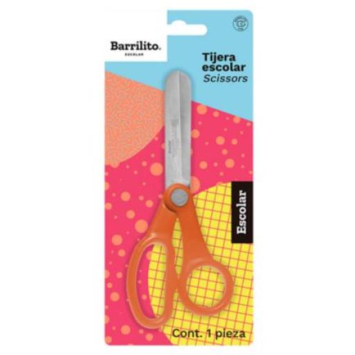 [BARRILITO_B60] Barrilito Tijera Barrilito Escolar Acero Inoxidable