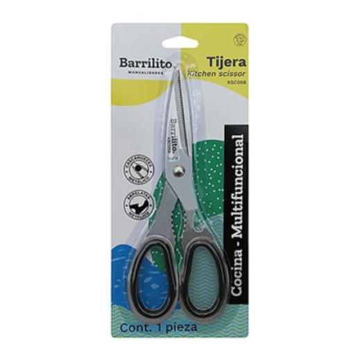 [BARRILITO_KSC008] Barrilito Tijera Barrilito Cocina-Multifuncional 7" (17.8 cm)
