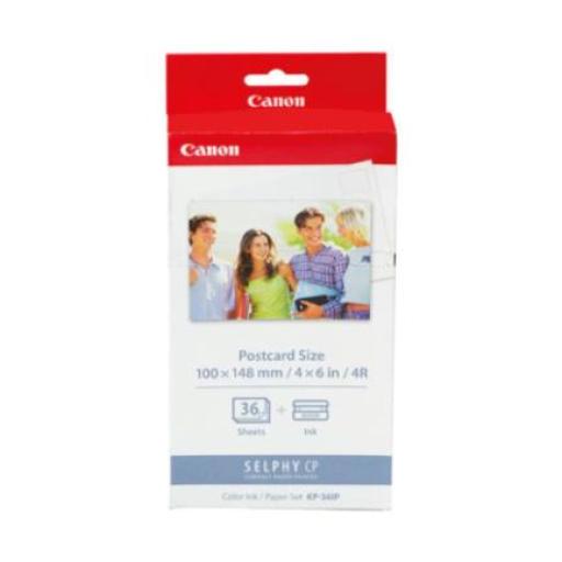 [CANON_7737A001AH] Canon Papel Tinta Canon KP-36IP 4X6 CP400 36 Hojas