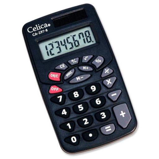 [CELICA_CA-297-8] Celica CALCULADORA CELICA BOLSILLO 8 DIGITOS BAT/SOL