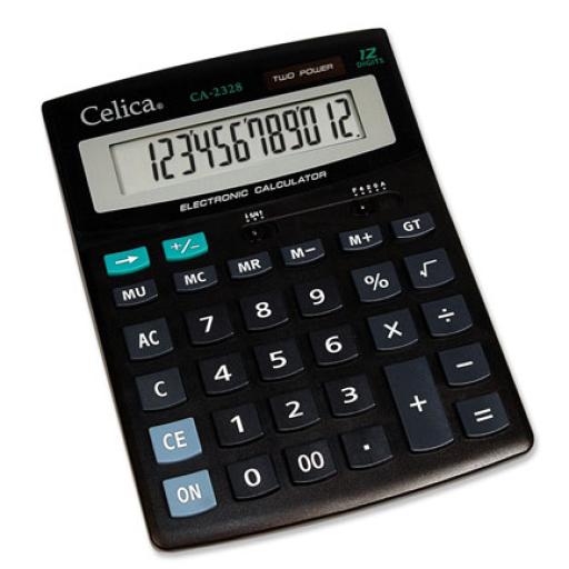 [CELICA_CA-2328] Celica CALCULADORA CELICA ESCRITORIO 12 DIGITOS SOLAR/PILA NEGRA