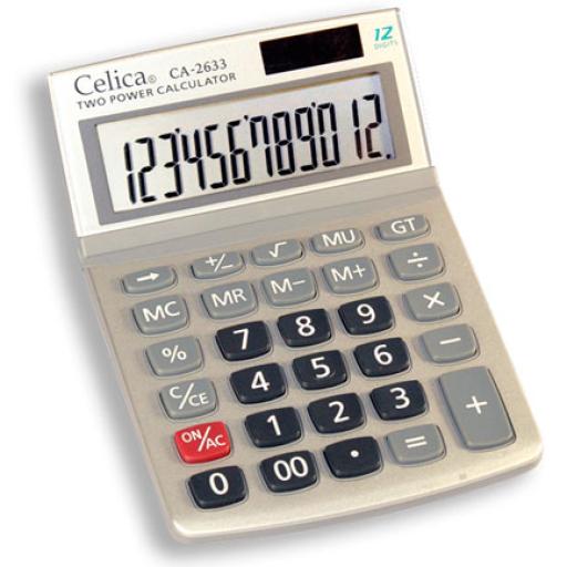 [CELICA_CA-2633] Celica CALCULADORA CELICA CA-2633 SEMI-ESCRIT 12 DIGITOS DUAL