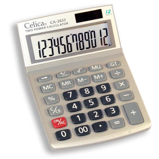 [CELICA_CA-2633] Celica CALCULADORA CELICA CA-2633 SEMI-ESCRIT 12 DIGITOS DUAL