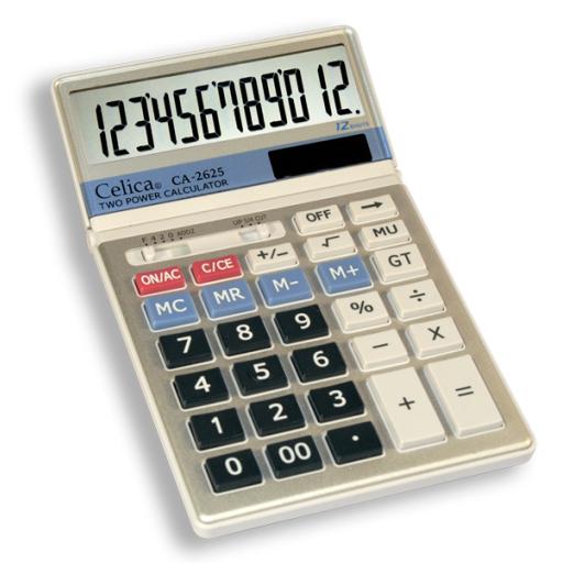 [CELICA_CA-2625] Celica CALCULADORA CELICA SEMI-ESCRIT 12 DIG DUAL CUBIERTA METALICA