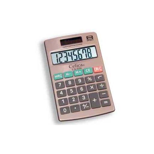 [CELICA_CA-036] Celica CALCULADORA CELICA CA-036 BOLSILLO 8 DIGITOS+CARTERA