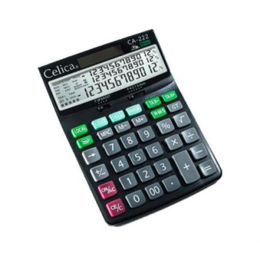 [CELICA_CA-222] Celica CALCULADORA CELICA ESCRITORIO 12 DIGITOS 3 LINEAS EN PANTALL