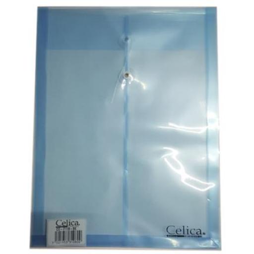[CELICA_CO-F118-BE] Celica SOBRE P/DOCUMENTOS CELICA T/CARTA C/HILO AZUL C/12 PIEZAS