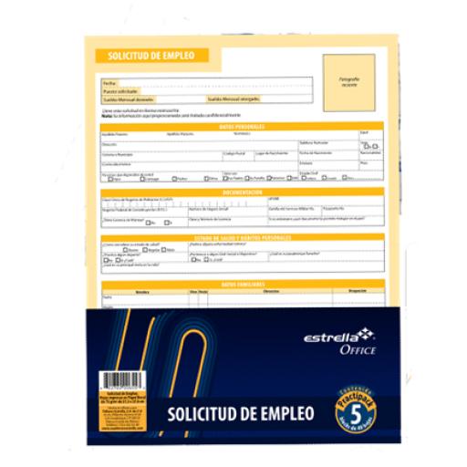 [ESTRELLA_26] Estrella Block Solicitud de empleo 40 Hojas