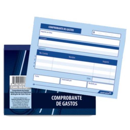[ESTRELLA_0137] Estrella BLOCK ESTRELLA COMPROBANTE GASTOS 50 HJS
