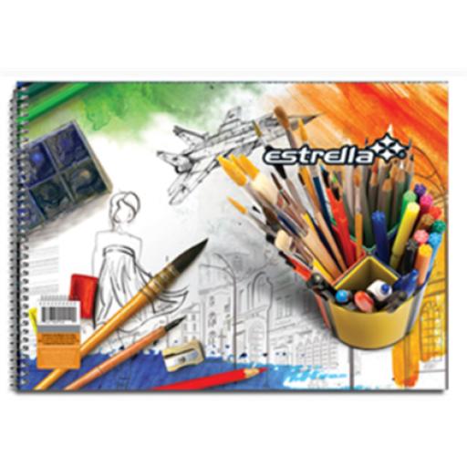 [ESTRELLA_50] Estrella CUADERNO ESTRELLA DIBUJO CHINA ESTRELLA C/20 HJS