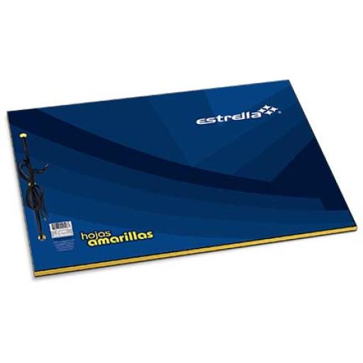 [ESTRELLA_548] Estrella CUADERNO ESTRELLA DIBUJO AGUJETA AMARILLO C/20 HJS