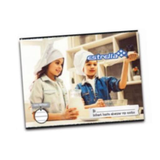 [ESTRELLA_286] Estrella CUADERNO ESTRELLA ENGRAPADO ITALIANA DOBLE RAYA 50 HJS
