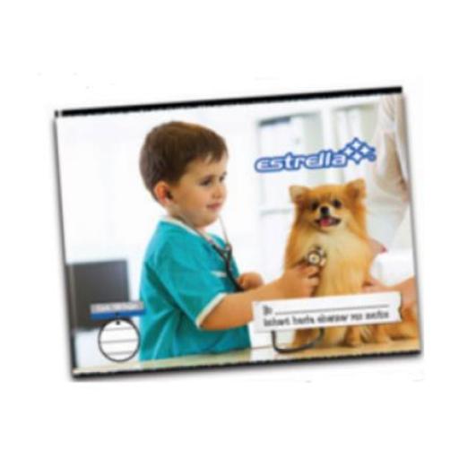 [ESTRELLA_263] Estrella CUADERNO ESTRELLA ENGRAPADO ITALIANA DOBLE RAYA 100H