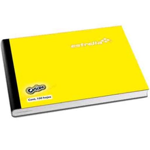 [ESTRELLA_664] Estrella CUADERNO ESTRELLA COSIDO ITALIANA C/ALEMAN  100 HOJA