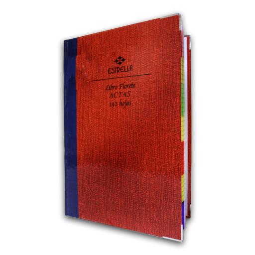[ESTRELLA_114] Estrella LIBRO ESTRELLA FLORETE FRANCESA ACTAS 192 HOJAS