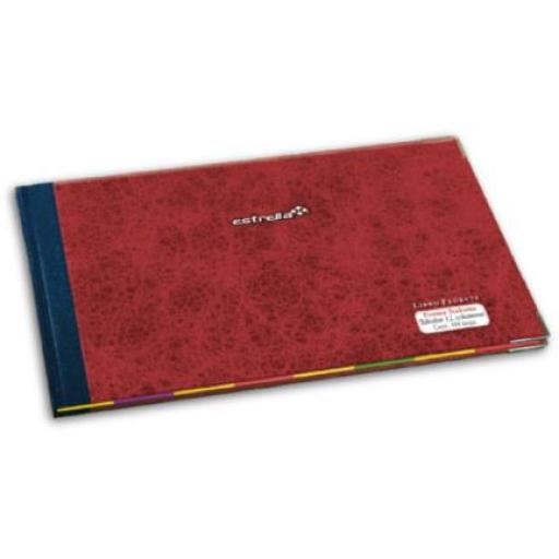 [ESTRELLA_125] Estrella Libro Florete Estrella Tabular 12 Columnas 96 Hojas