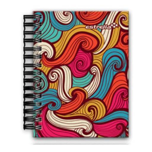 [ESTRELLA_561] Estrella LIBRETA ESTRELLA 1/8 ESPIRAL DOBLE WIRE-O PASTA SUAVE 100HJS