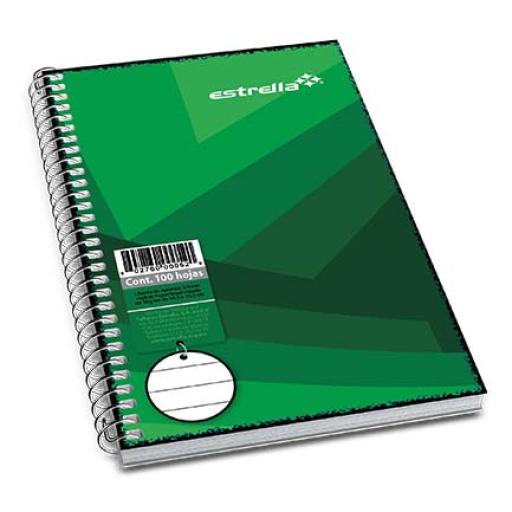 [ESTRELLA_122] Estrella LIBRETA ESTRELLA 1/8 ESPIRAL RAYA 50 HJS