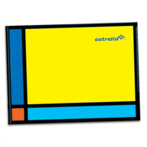 [ESTRELLA_0065] Estrella LIBRETA ESTRELLA 1/4 PASTA DURA ITALIANA RAYA 144 HJS