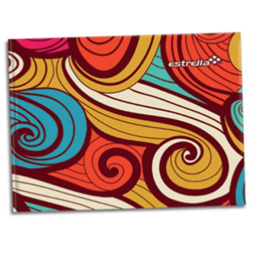 [ESTRELLA_0066] Estrella LIBRETA ESTRELLA 1/4 PASTA DURA ITALIANA RAYA 192 HJS