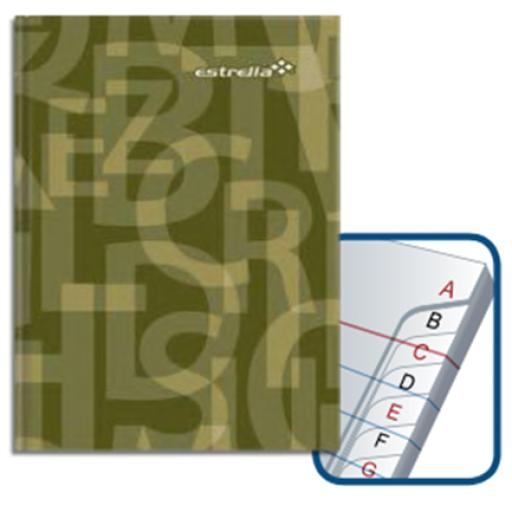 [ESTRELLA_210] Estrella LIBRETA ESTRELLA 1/4 FRANCESA RAYA C/INDICE 96 HJS