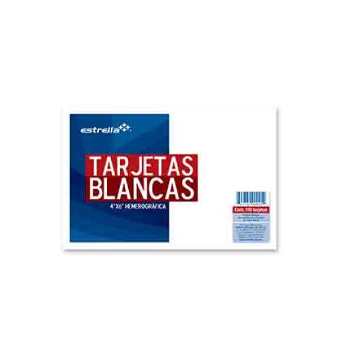 [ESTRELLA_45] Estrella TARJETA ESTRELLA HEMEROGRAFICA 100 HJS 4X6 BLANCA