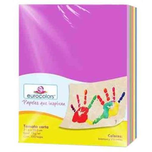 [EUROCOLORS_EC1040] EUROCOLORS PAPEL CORTADO EUROCOLORS CARTA ARCOIRIS PASTEL C/100