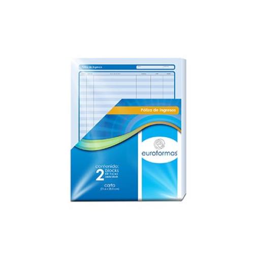 [EUROFORMAS_ER0111] EUROFORMAS  POLIZA INGRESO EUROFORMAS  CARTA 50H C/2 BLOCKS