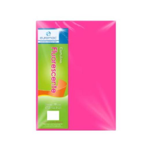 [EUROMAC_EF0045] Euromac Cartulina Euromac Eurofluorescente 47.5x66cm Color Rosa Paquete C/100H