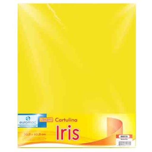 [EUROMAC_EI0035] Euromac CARTULINA EUROMAC IRIS AMARILLO 50X65CM C/10