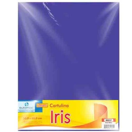 [EUROMAC_EI0037] Euromac CARTULINA EUROMAC IRIS AZUL ULTRA 50X65CM C10