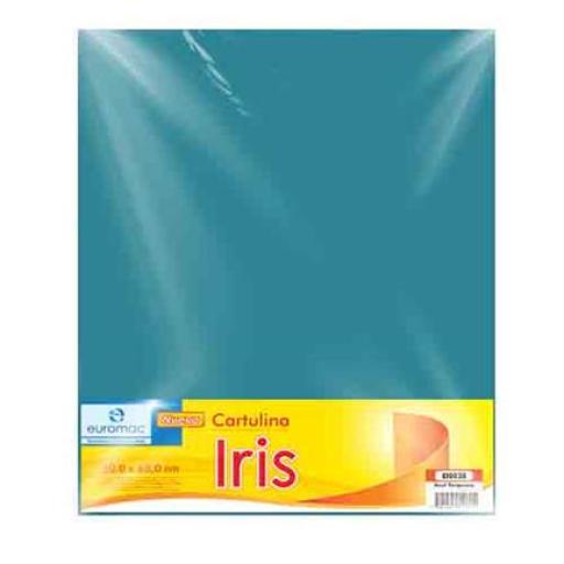 [EUROMAC_EI0038] Euromac CARTULINA EUROMAC IRIS AZUL TURQ 50X65CM C/10