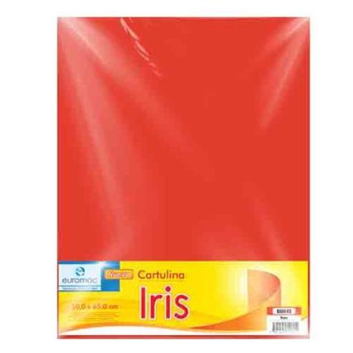 [EUROMAC_EI0043] Euromac CARTULINA EUROMAC IRIS ROJO 50X65CM C/10