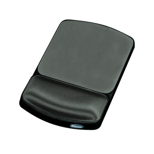[FELLOWES_91741] Fellowes Mouse Pad Fellowes con Descansa Muñecas de Gel Grafito
