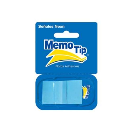 [JANEL_6482345225] Janel BANDERITAS JANEL SENALES MEMO TIP AZUL C/DESP PET 23X45MM