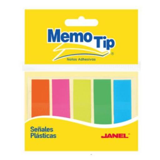 [JANEL_6570516795] Janel BANDERITAS JANEL SEÑALES NEON PLASTICO 1/2"X1.69" C/24