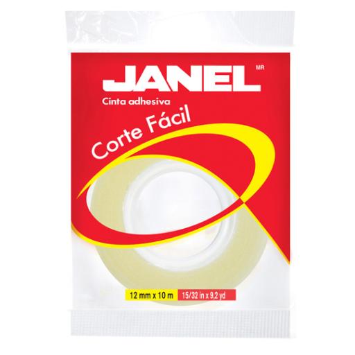 [JANEL_1191210700] Janel Cinta Adhesiva Janel 119 Corte Fácil 12x10mm Bolsa C/50
