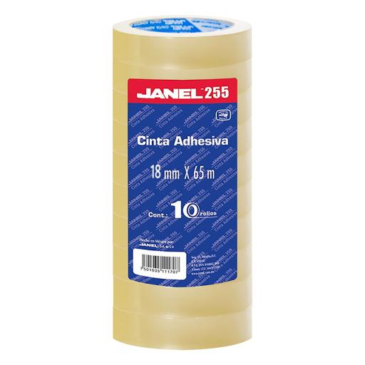 [JANEL_2551865200] Janel Cinta Adhesiva Janel Económica 255 Transparente 0.018x65m