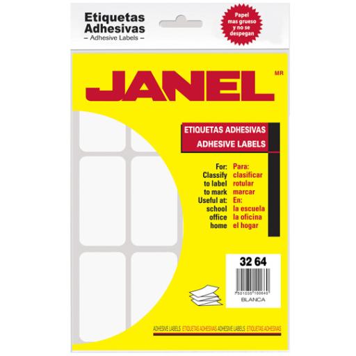 [JANEL_1003264100] Janel ETIQUETA JANEL ADHESIVA 32X64 C/240 #24