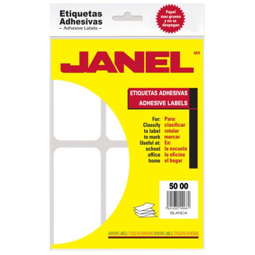 [JANEL_1005010100] Janel ETIQUETA JANEL ADHESIVA 50X100 C/84 #25