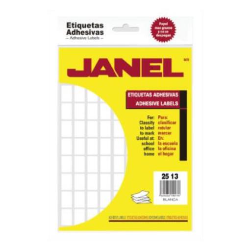 [JANEL_25X13] Janel ETIQUETA JANEL ADHESIVA 25X13 C/1440 #8