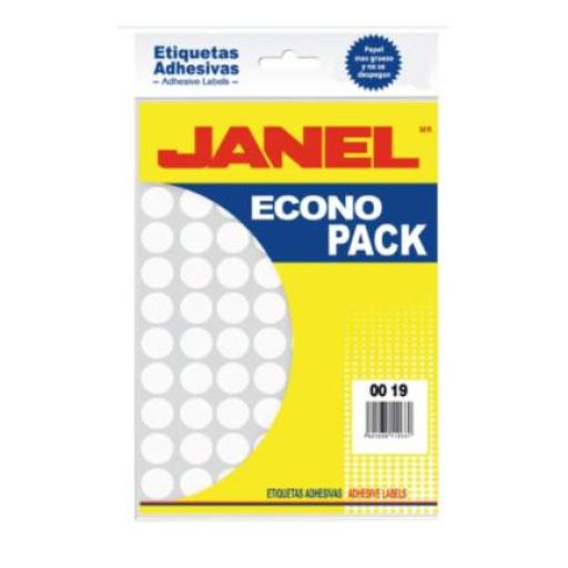 [JANEL_1000019100] Janel ETIQUETA JANEL ADHESIVA 00X19 C/1260 #28
