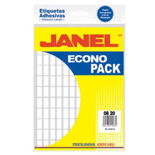 [JANEL_E123264200] Janel ETIQUETA JANEL ESCOLAR BLANCA 32X64 ECONOPACK