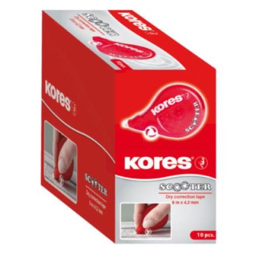 [KORES_84824] Kores Corrector Kores Scooter Tipo Cinta 8m x 4.2mm C/10