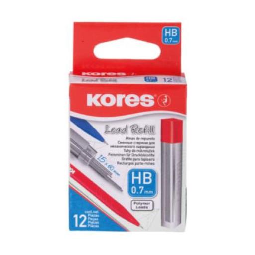 [KORES_990174] Kores K MINAS PARA LAPICERO HB 0.7MM TUBO