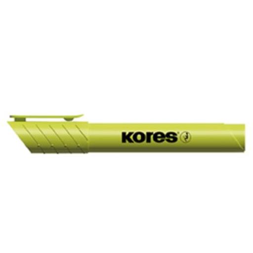 [KORES_360014] Kores RESALTADOR KORES K-MARKER XH12 AMARILLO C/12