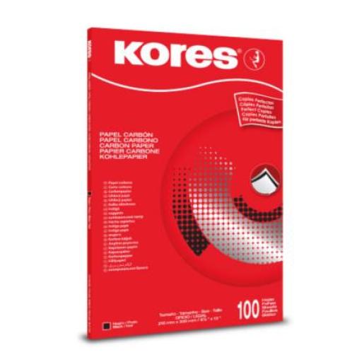 [KORES_785152] Kores PAPEL CARBON KORES TYPO OFICIO C/100 HOJAS