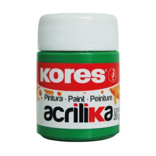 [KORES_727138] Kores PINTURA ACRILICA KORES 20 ML VERDE C/12 BOTES